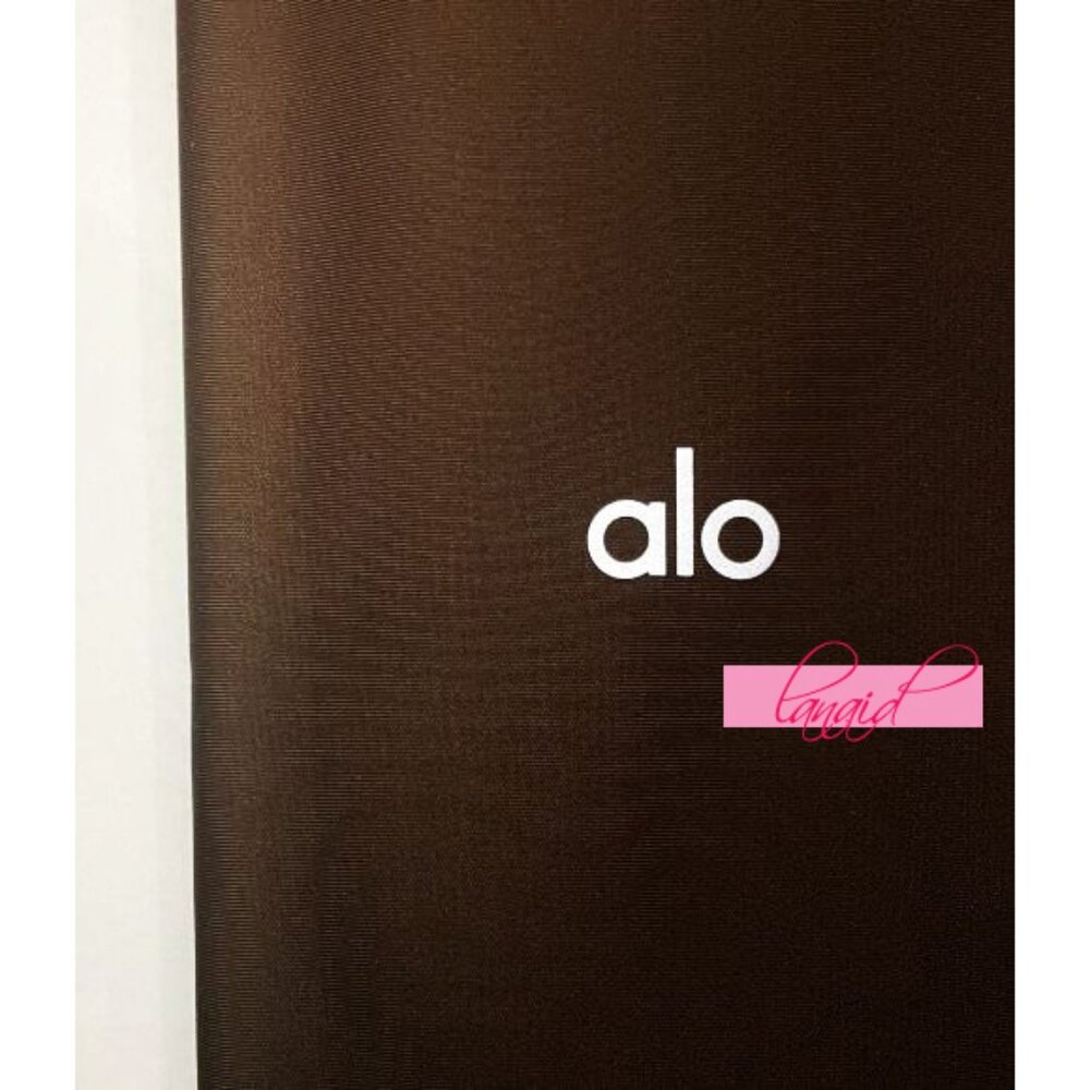 Alo 7/8 High-Waist Airlift Leggings Espresso Hi-Rise Waisted Skinny Tights Pants - Picture 9 of 13